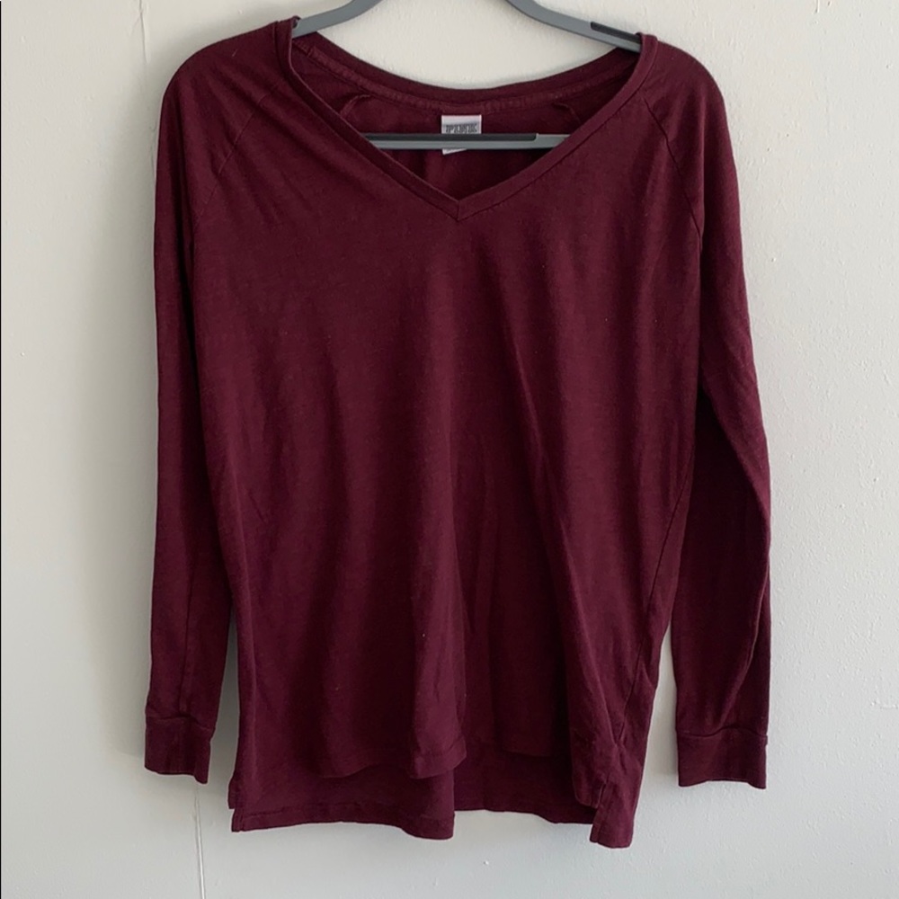 Victoria’s Secret PINK Long Sleeve V-Neck Shirt